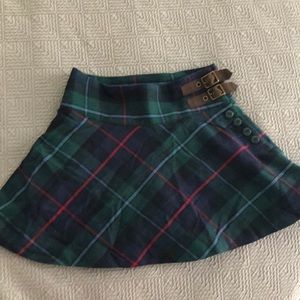 EUC Ralph Lauren plaid skirt girls size 5